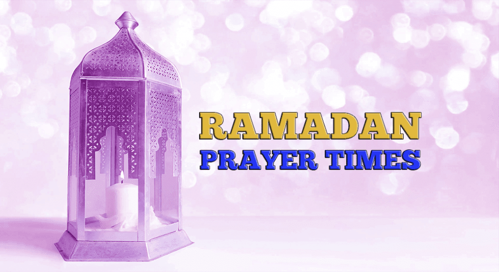 RAMADAN PRAYER TIMES Khalid Bin AlWalid Mosque