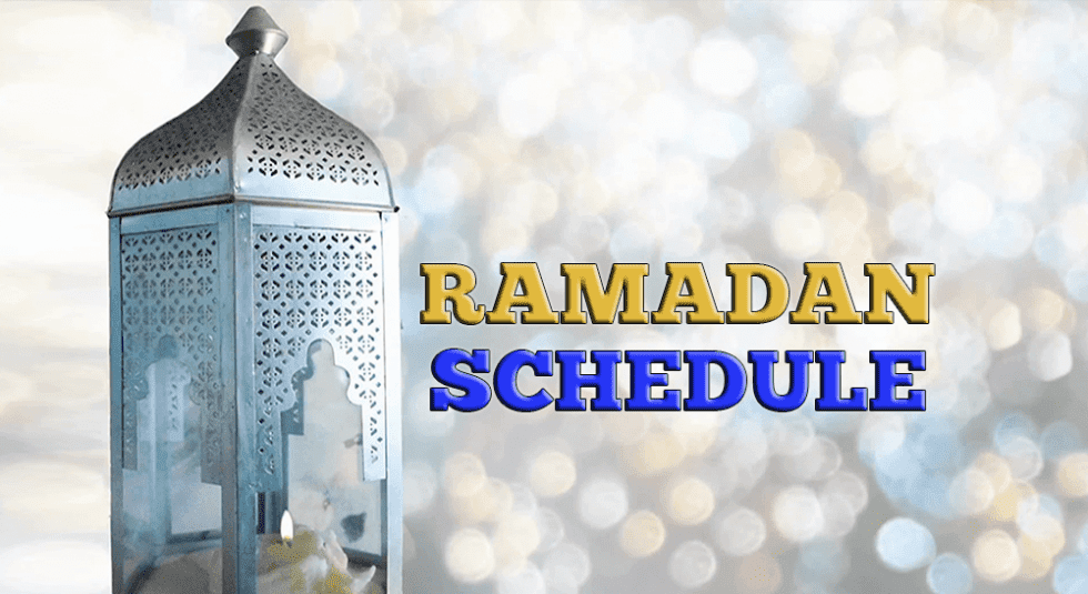 Ramadan Schedule Toronto | Khalid Bin Al-Walid Mosque Toronto, Canada